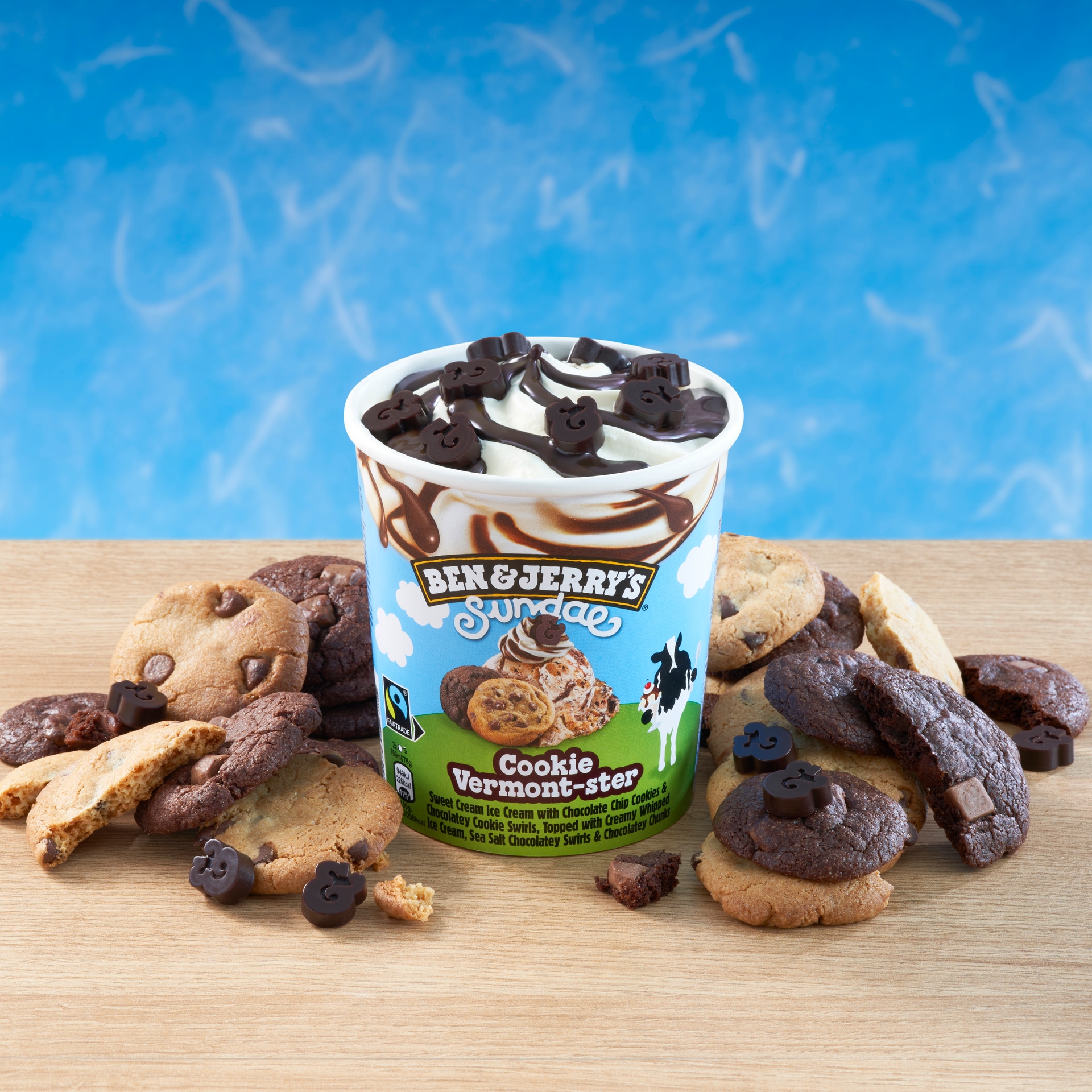 Cookie Vermont-ster Sundaes Tubs