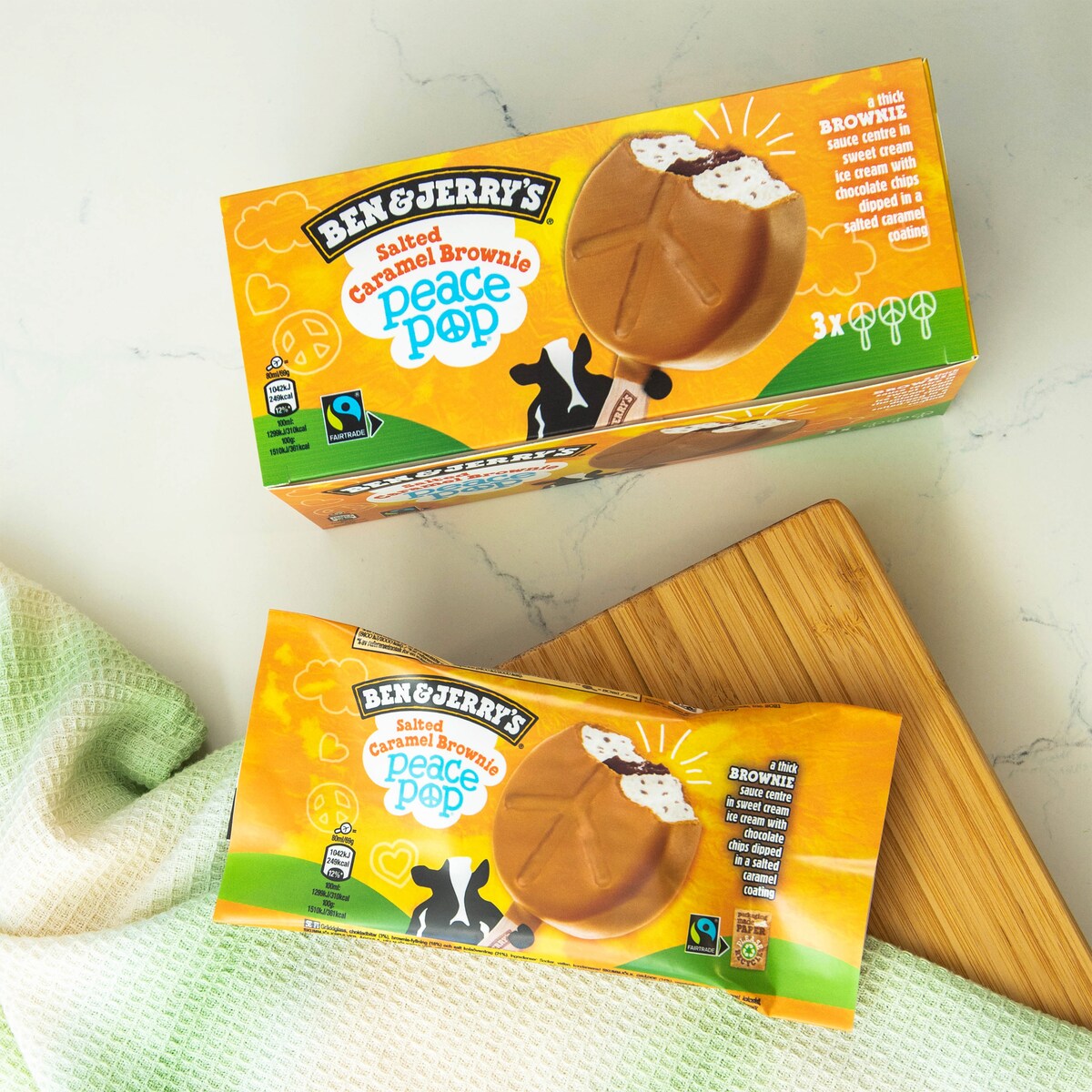 Salted Caramel Brownie Peace Pop - Bar Multipack 2 / 3