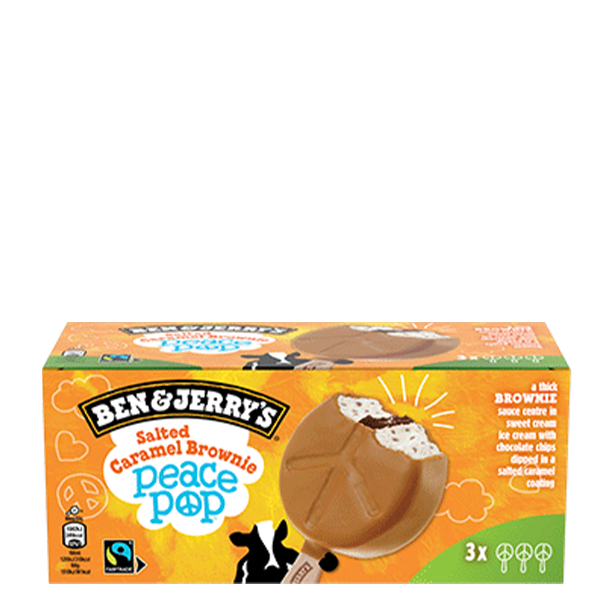 Salted Caramel Brownie Peace Pop - Bar Multipack