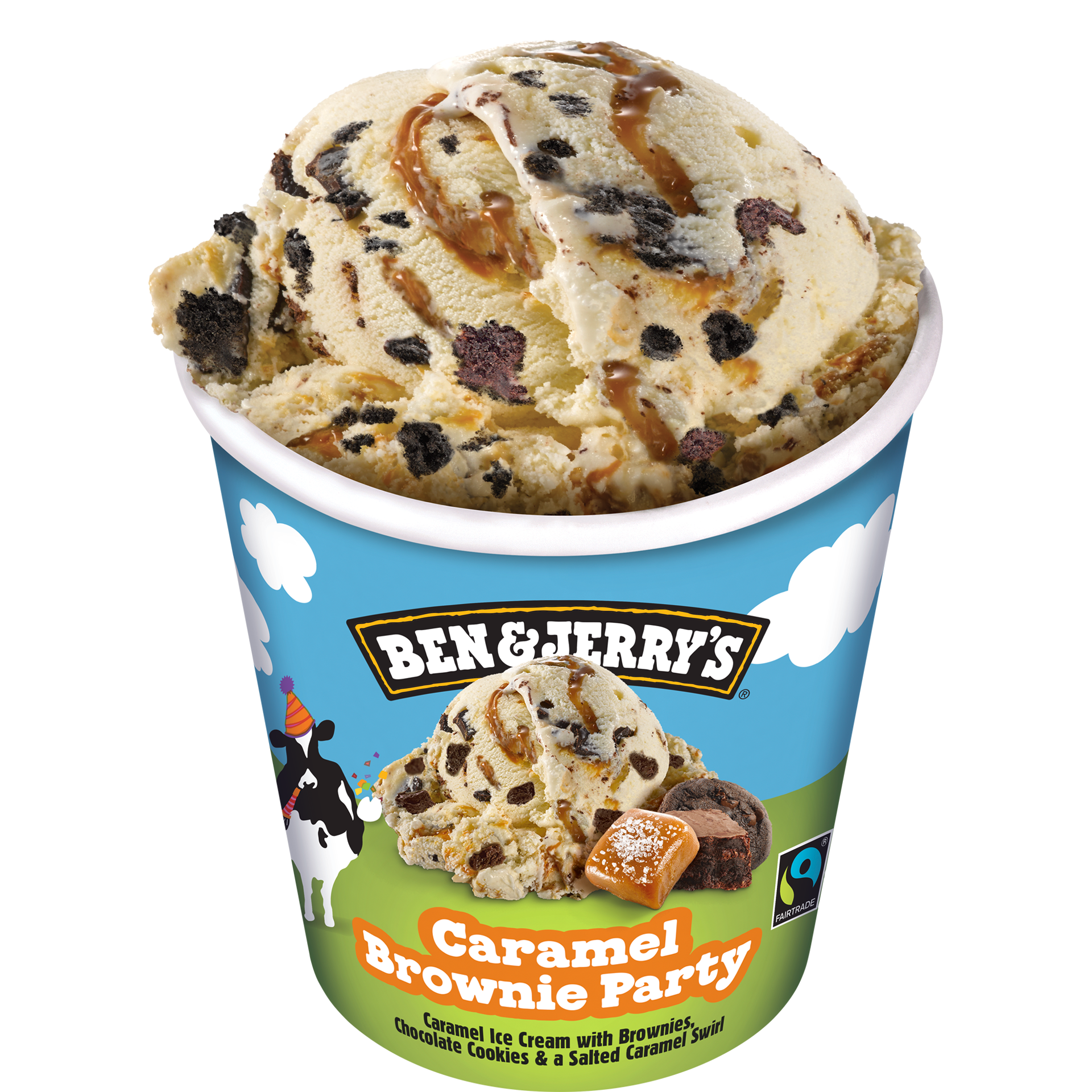 Caramel Brownie Party Original Ice Cream Tubs