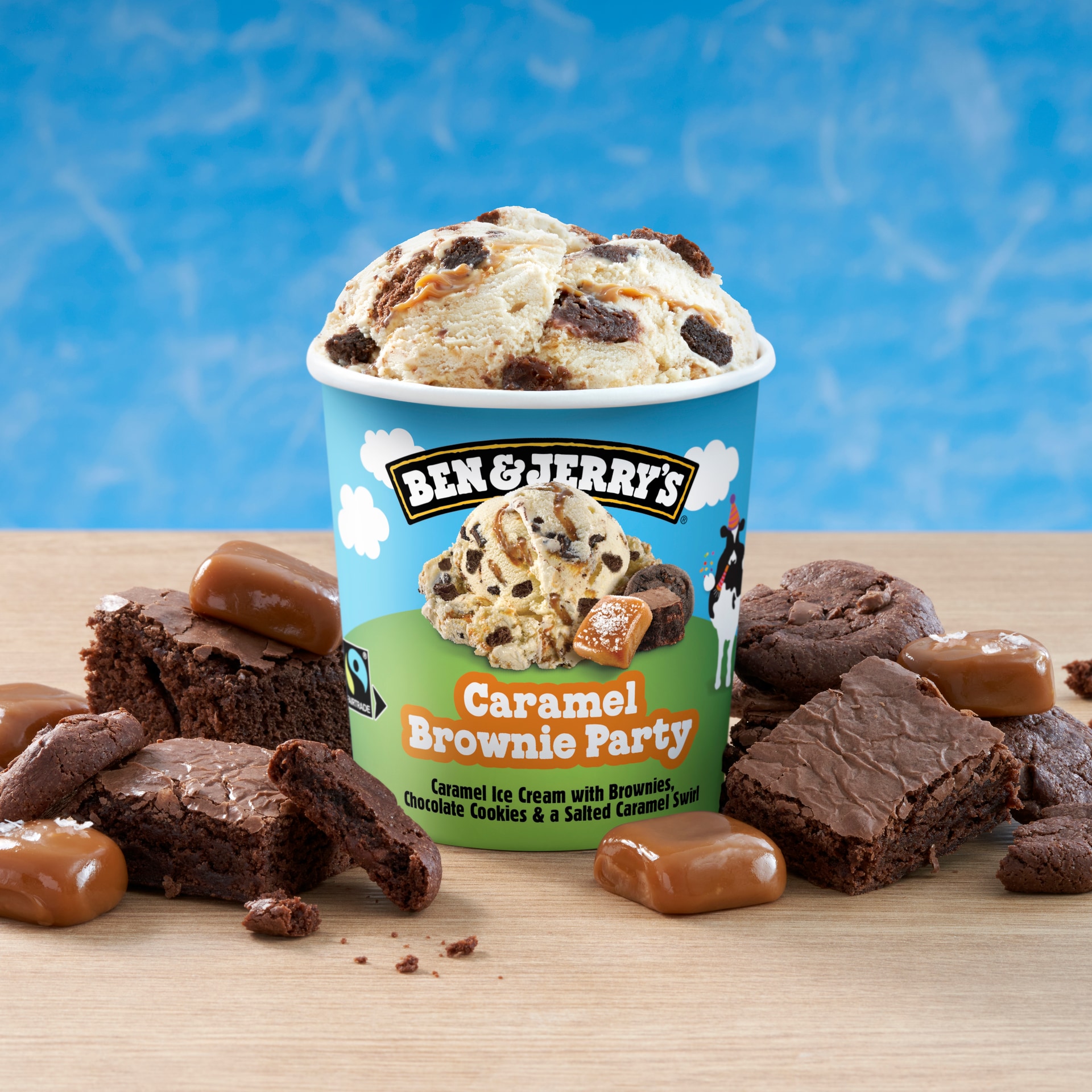 Caramel Brownie Party Original Ice Cream Tubs