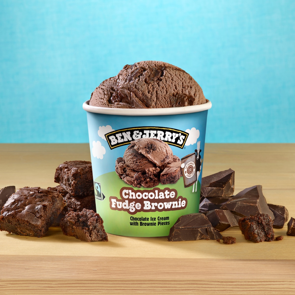 Chocolate Fudge Brownie Ice Cream - Tub 2 / 4