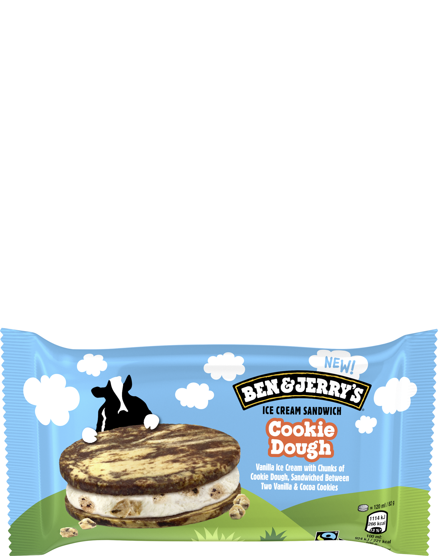 Cookie Dough Ice Cream Sandwich