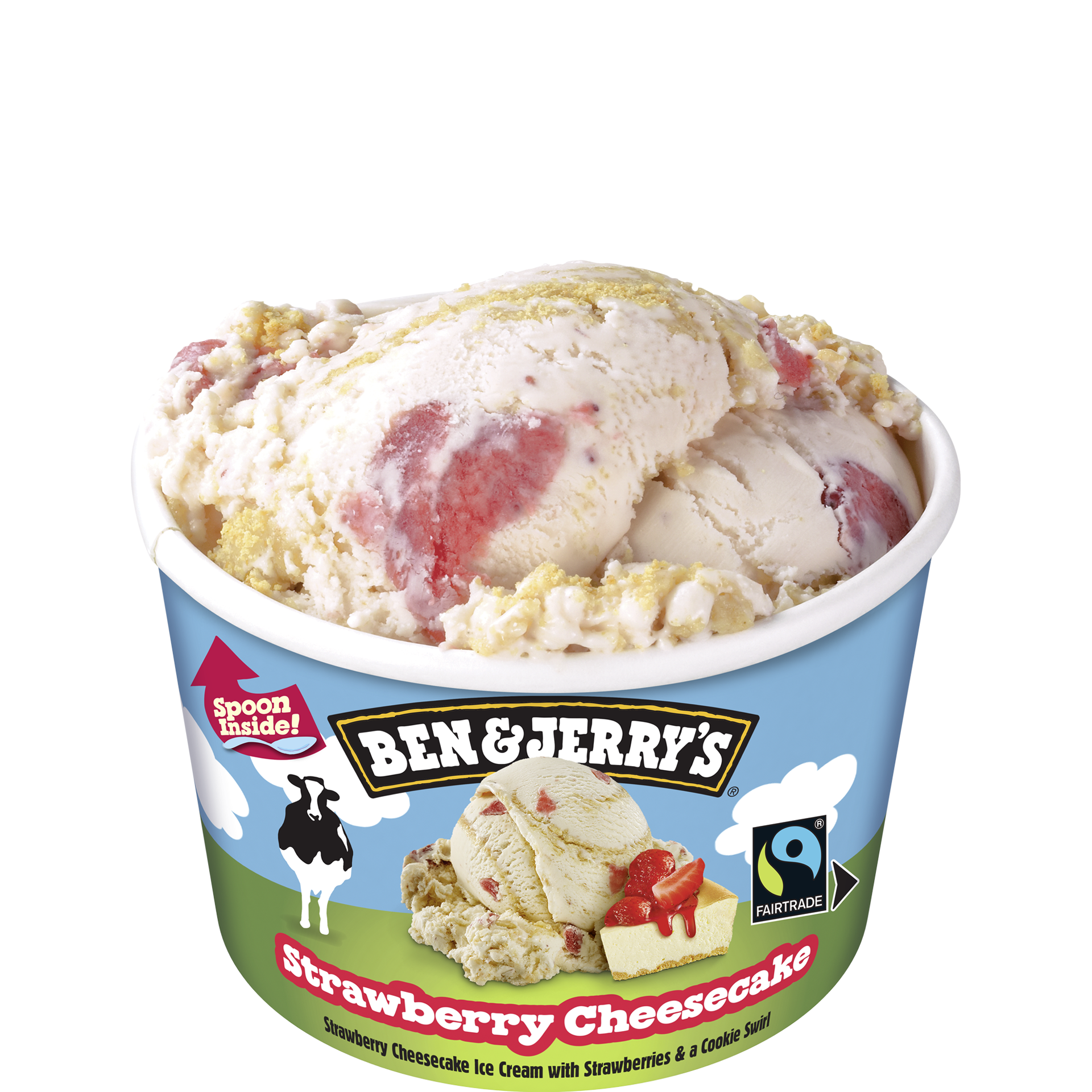 Strawberry Cheesecake Ice Cream - Mini Cup