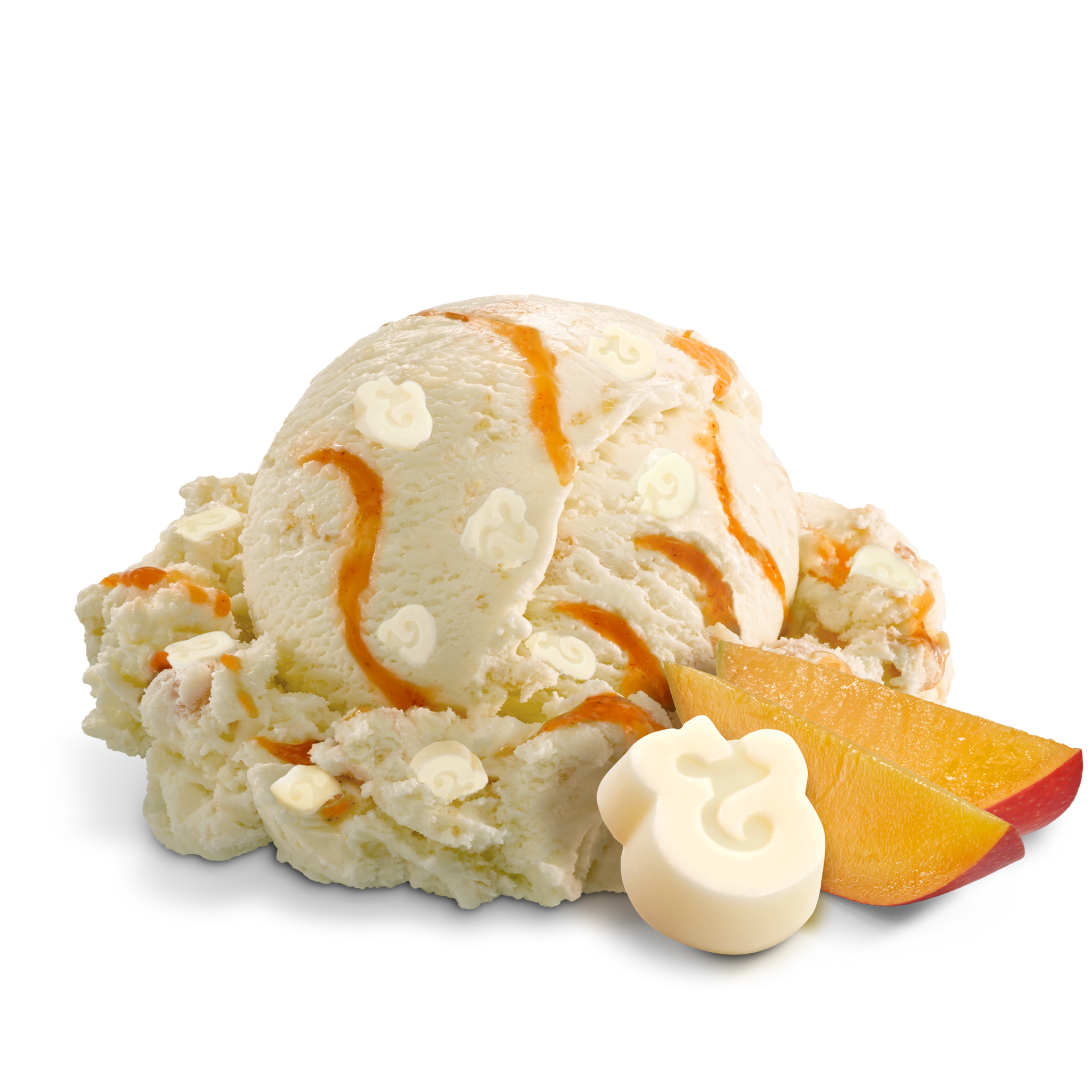 A scoop of ice cream