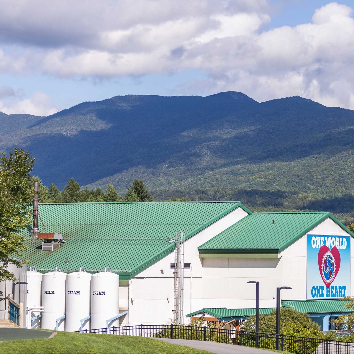 Outside of a Ben & Jerry's factory