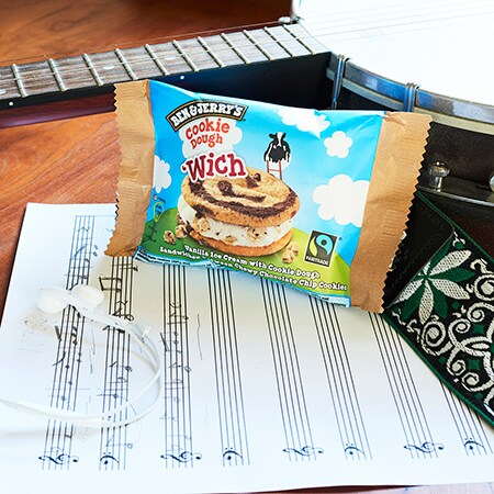 Multitasking with Ben & Jerry's 'Wich - Write a Hit Single