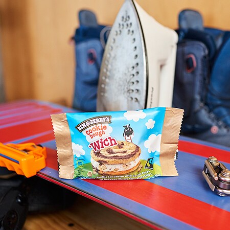 Multitasking with Ben & Jerry's 'Wich - Wax Your _____________