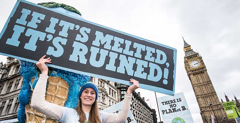 If it's melted it's ruined sign