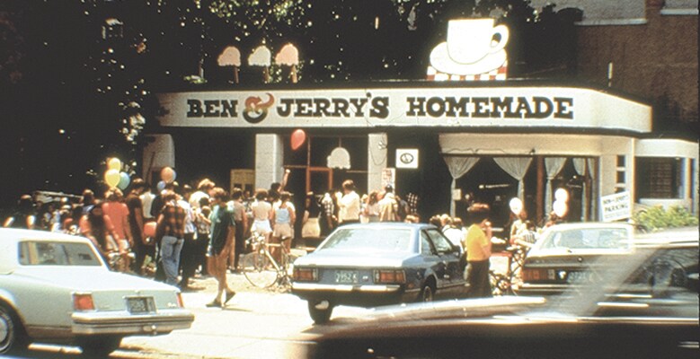 Ben & Jerry's first Free Cone Day, 1979