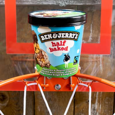 Pint of Half Baked and books