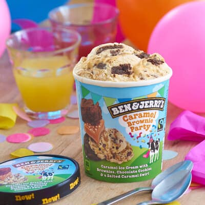 Pint of Caramel Brownie Party