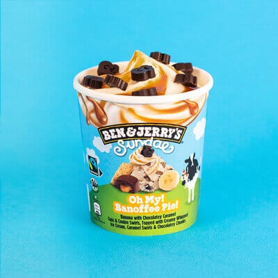 Pint of Oh My! Banoffe Pie! Sundae