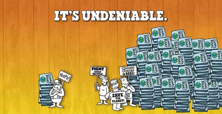 Its Undeniable, with stack of Climate Reports