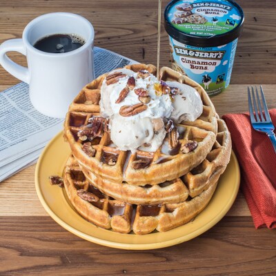 Ben & Jerry's Sunday Sundae Waffles recipe